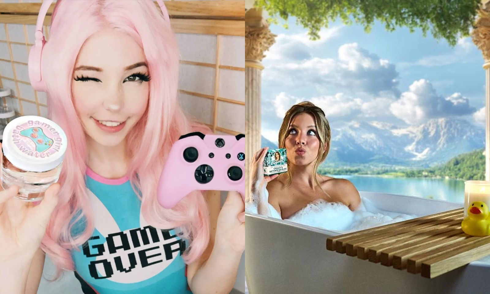 Belle Delphine et Sydney Sweeney