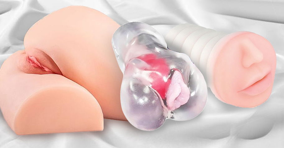 jouets sexuels sur fond de soie
